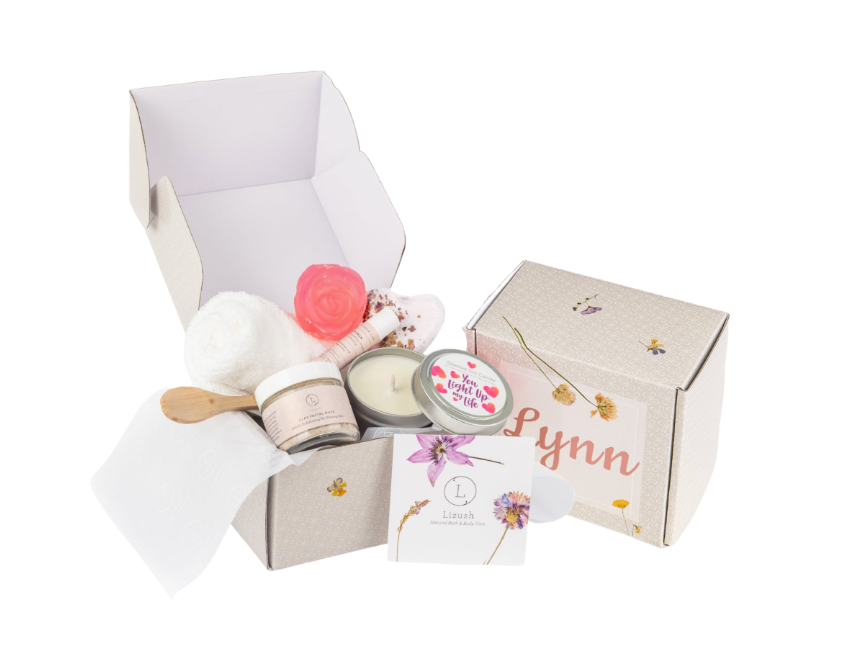 Personalized All Natural Spa Luxe Set