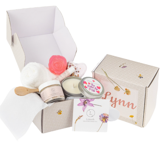 Personalized All Natural Spa Luxe Set