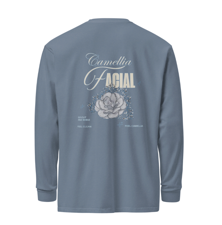 Camellia Facial Heavyweight Long Sleeve Shirt