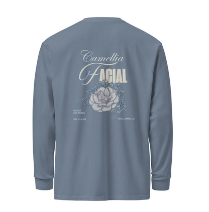 Camellia Facial Heavyweight Long Sleeve Shirt